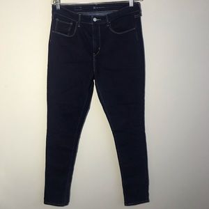 Levi’s High Rise Dark Wash Skinny Jeans Size 31x32